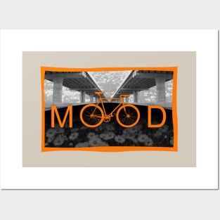 Urban Bike Ride Mood Posters and Art